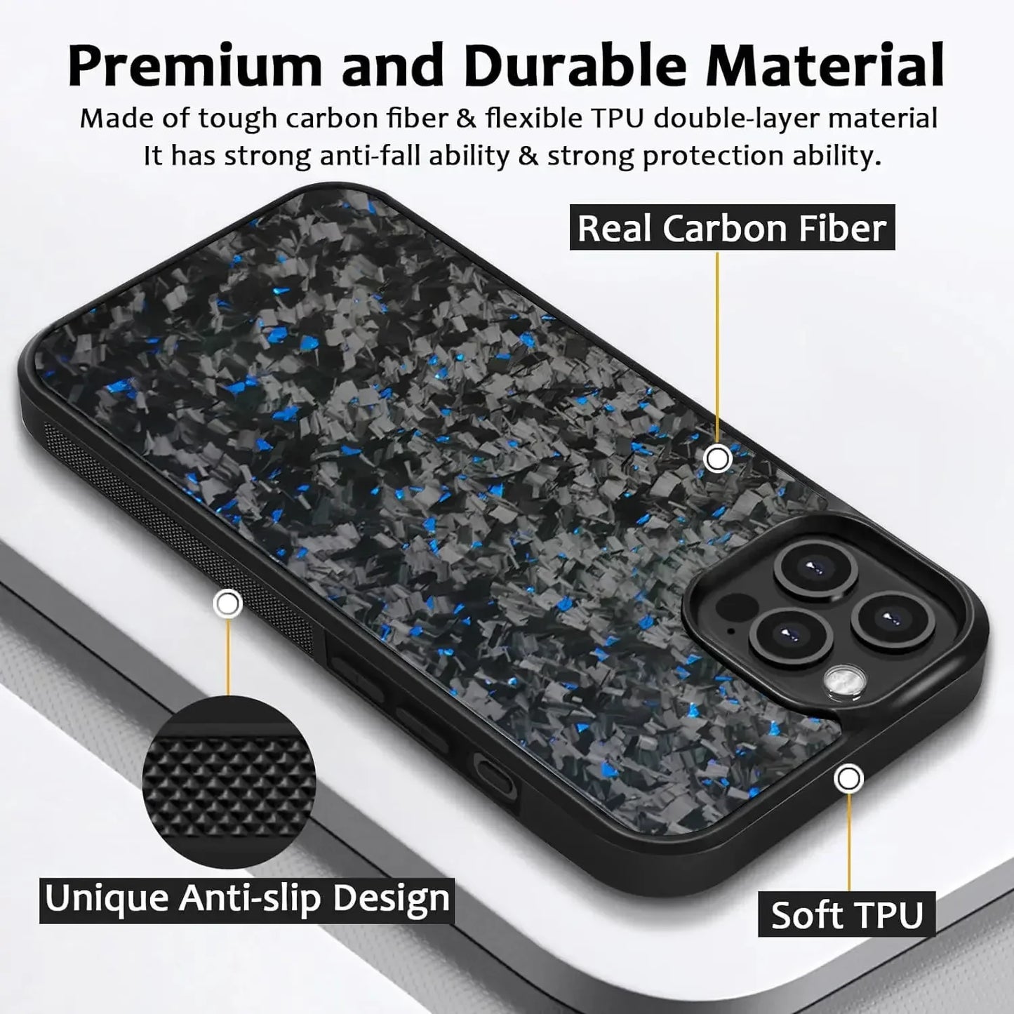 Cool Luxury Gloss Authentic Carbon Fiber Armor Phone Case for IPhone 16 15 14 13 12 11 Pro Xs Max Mini Plus Celulares Hard Funda