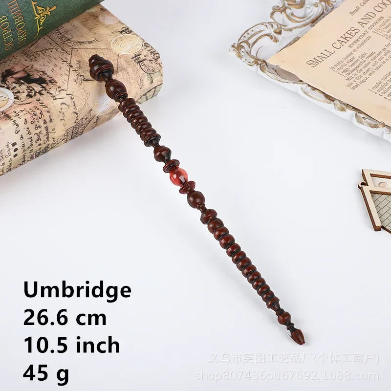 36 Styles Harry Magic Wand Resin Material Built in Steel Core Dumbledore Staff Cosplay Voldemort Props Christmas Gift Kid