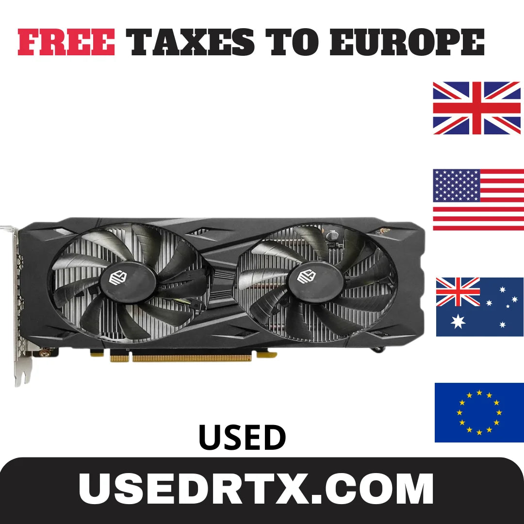 Tarjeta gráfica para juegos GTX 1660 Super 6 GB usada Placa de video GDDR6 192 Bit PCI-E 3.0×16 8Pin Tarjeta de video para juegos GTX 1660 Super 6 GB