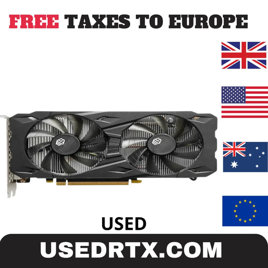 USED Gaming Graphics Card GTX 1660 Super 6GB Placa De Video GDDR6 192 Bit PCI-E 3.0×16 8Pin gtx 1660super 6gb game Video Card