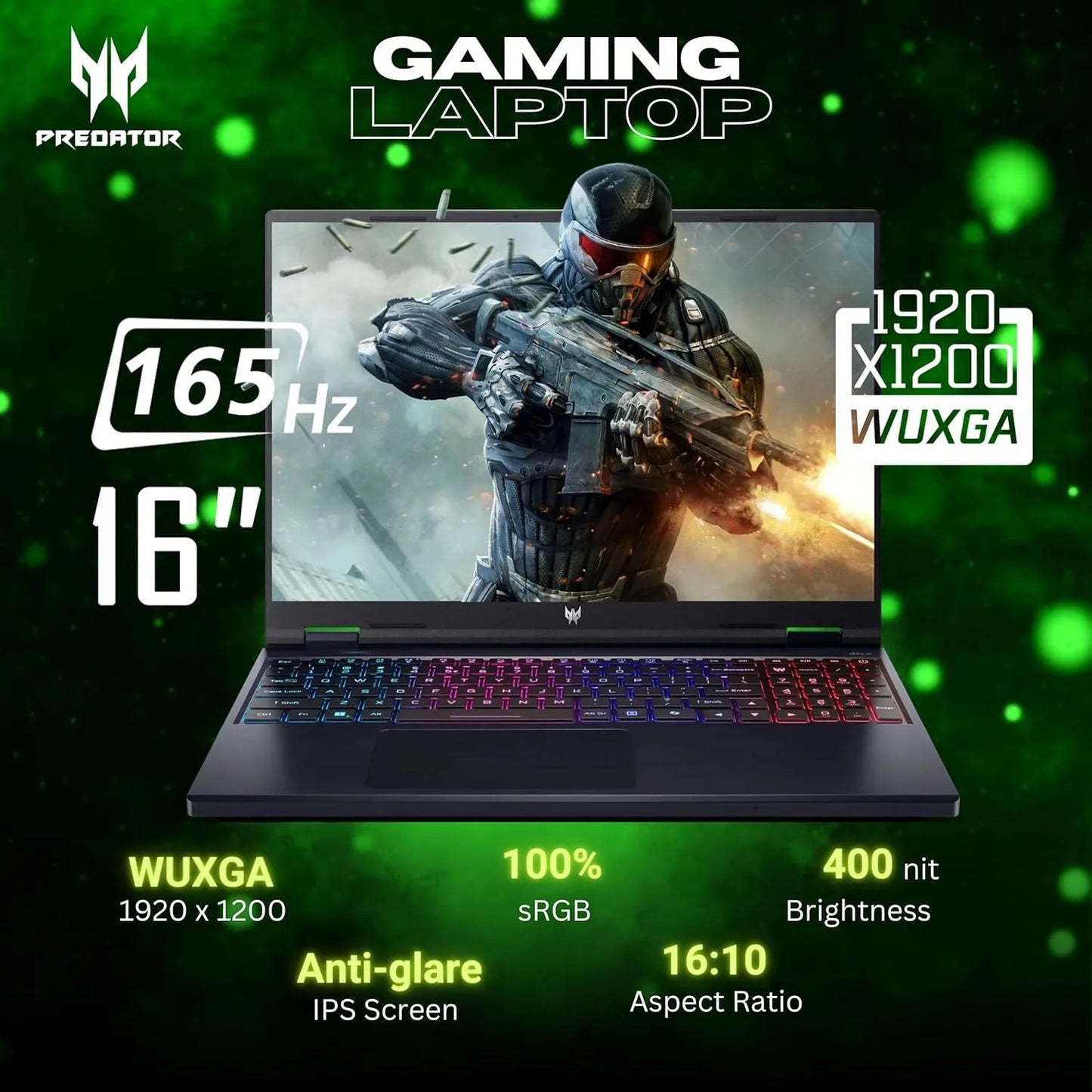 Acer Predator Helios Neo 16" Gaming Laptop,Intel Core i9-14900HX,64GB RAM,4TB SSD,GeForce RTX 4060,Black,with Gaming Mouse