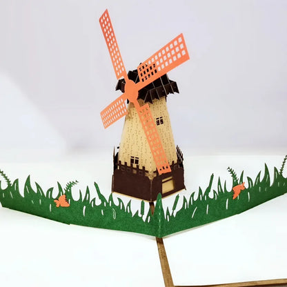 3D Pop UP Invitations Card 3D Paper World Attractions Birthday Greeting Cards 3D Tourist Postcard Save The Date Boy Gift Card