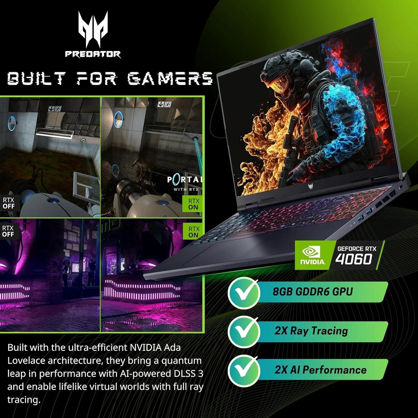 Acer Predator Helios Neo 16" Gaming Laptop,Intel Core i9-14900HX,64GB RAM,4TB SSD,GeForce RTX 4060,Black,with Gaming Mouse