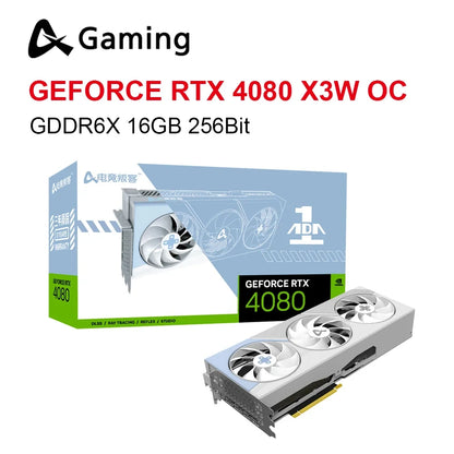 USADO AX GAMING RTX 4070 RTX 4070Ti RTX3070TI RTX 4060 RTX 4060ti RTX 4080 Tarjeta Gráfica Tarjetas de Video placa de video Nvidia GDDR6X