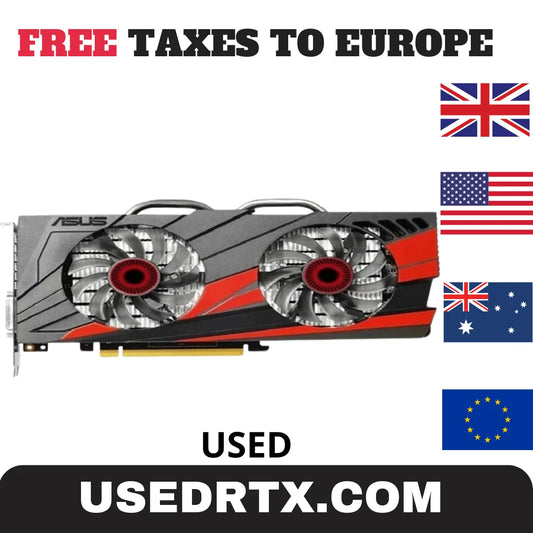 2024 Used ASUS Graphic Card GTX 960 4GB 128Bit GDDR5 Video Cards GTX960 GPU