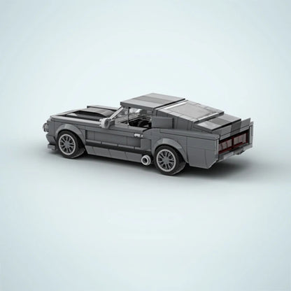 364Pcs MOC Mustang Super Racing Speed Shelby GT500 Bricks Creative Cars Building Block Model Kids DIY Educational Toys Gifts