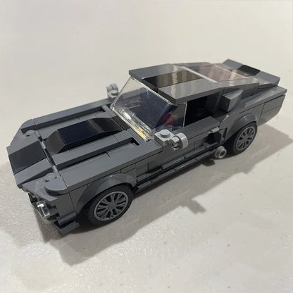 364Pcs MOC Mustang Super Racing Speed Shelby GT500 Bricks Creative Cars Building Block Model Kids DIY Educational Toys Gifts