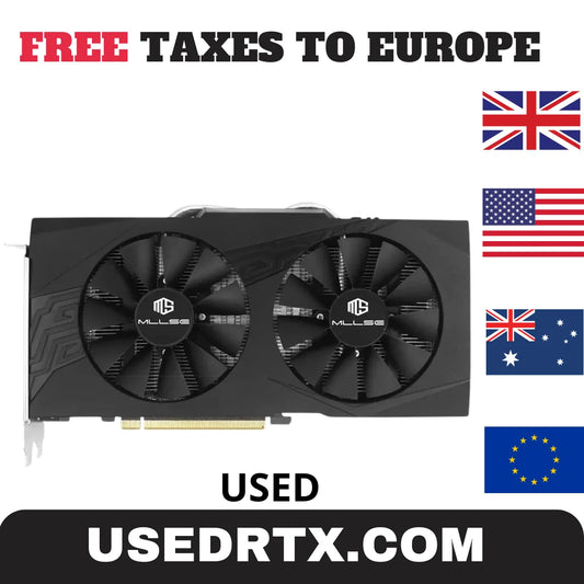 USED MLLSE AMD RX 580 8GB 2048SP Gaming Graphics Card GDDR5 256Bit PCI-E 3.0 ×16 8Pin Radeon GPU Rx 580 Video Card Placa Video