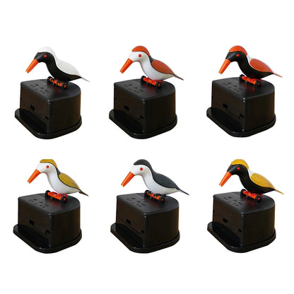 1 distributeur de cure-dents en forme d'oiseau mignon, cadeau de nettoyage des dents, matériau de haute qualité, boîte automatique de cure-dents en forme d'oiseau