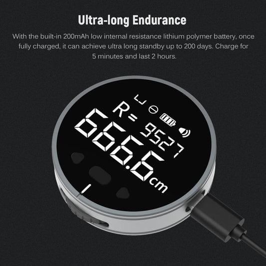 8 in 1 Handheld High Accuracy Laser Rangefinder 99M LCD Display Laser Range Finder Electronic Ruler Distance Meter