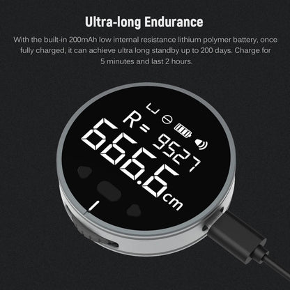 8 in 1 Handheld High Accuracy Laser Rangefinder 99M LCD Display Laser Range Finder Electronic Ruler Distance Meter