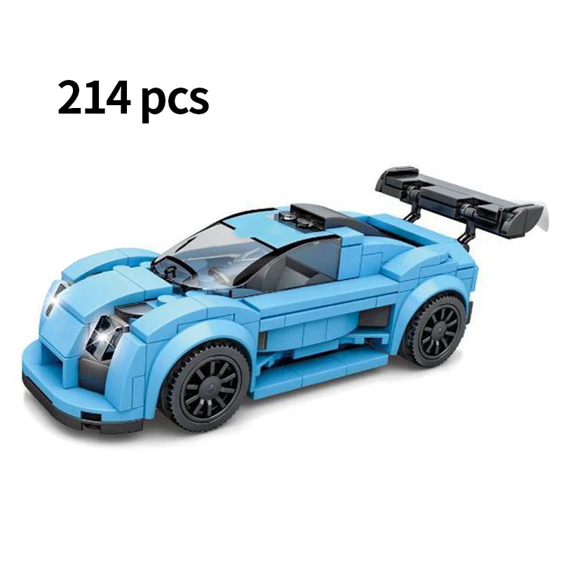 67 models City Racing Car Speed Champions Sports Building Blocks Bricks Classic Rally Super Racers F1 Great Vehicles kits toys