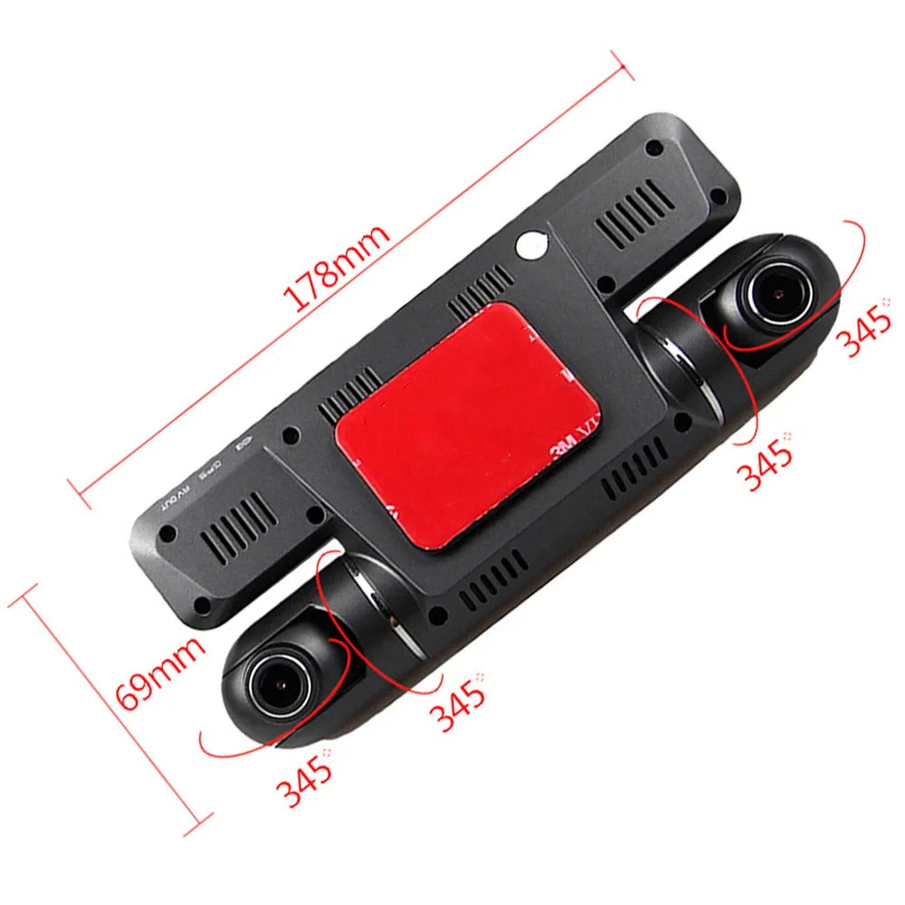 B80 Dash Cam WiFi 4K Dual 1080P Front and Inside Dash Camera Dual Lens Dash Cam Dual Camara Wifi for Cars Truck Taxi