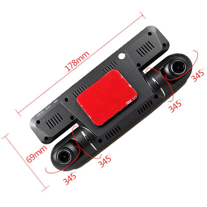 B80 Dash Cam WiFi 4K Dual 1080P Front and Inside Dash Camera Dual Lens Dash Cam Dual Camara Wifi for Cars Truck Taxi