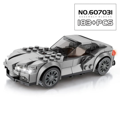 67 models City Racing Car Speed Champions Sports Building Blocks Bricks Classic Rally Super Racers F1 Great Vehicles kits toys