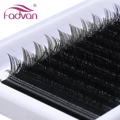 Vente en gros 10 pièces/lot extension de cils en forme de YY faux cils construction maille entourage croix YY/VV cils pointe fendue fournitures de maquillage