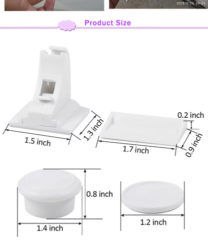 Baby Safety Lock Invisible Lock Kids Security Drawer Latch Cabinet Door Magnetic Child Safety Lock Limiter  Children Protection
