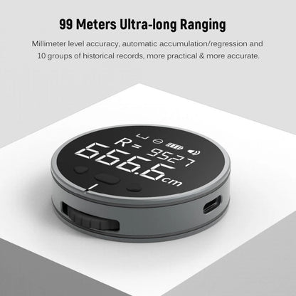 8 in 1 Handheld High Accuracy Laser Rangefinder 99M LCD Display Laser Range Finder Electronic Ruler Distance Meter