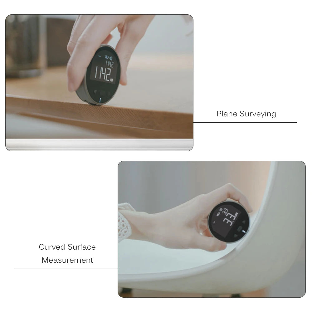 8 in 1 Handheld High Accuracy Laser Rangefinder 99M LCD Display Laser Range Finder Electronic Ruler Distance Meter