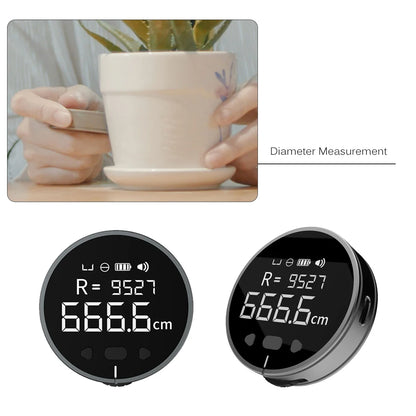 8 in 1 Handheld High Accuracy Laser Rangefinder 99M LCD Display Laser Range Finder Electronic Ruler Distance Meter