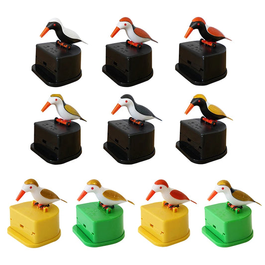 1 dispensador de palillos de dientes con forma de pájaro, regalo de broma, material de alta calidad, caja automática para palillos de dientes de pájaro