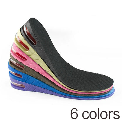 6cm Adjustable insole Unisex Quality Insoles Insert Higher Shoe Pad Memory Foam Lifts Inserts Free Size Cushion for Men Women