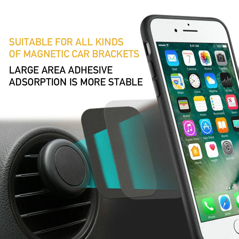 Universal Thin Metal Plate For Magnetic Car Phone Holder Iron Sheet Sticker Disk For Mobile Phone Magnet Holder Mount Stand