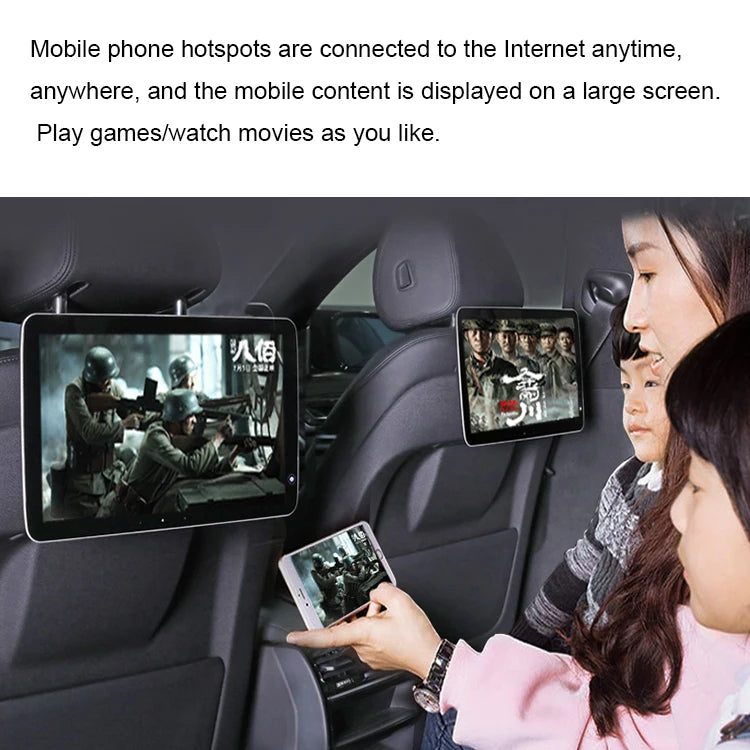 Android Rear Seat Entertainment System For BMW X5 G05 xDrive 30i 40i Car TV Headrest Monitor With Plug And Play Hidde Bracket