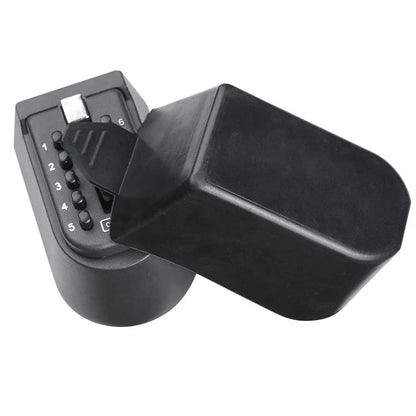 Wall Mounted Key Safe Box Mini Key Storage Cabinet Password Metal Key Storage Box with Waterproof Cover