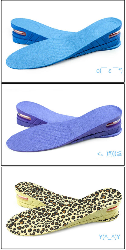 6cm Adjustable insole Unisex Quality Insoles Insert Higher Shoe Pad Memory Foam Lifts Inserts Free Size Cushion for Men Women