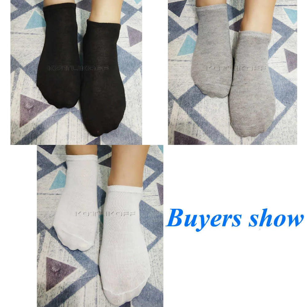 6 Pairs/Lot Cotton Socks Thin Breathable Socks High Quality No Show Boat Socks Short Men Women Insert Pads
