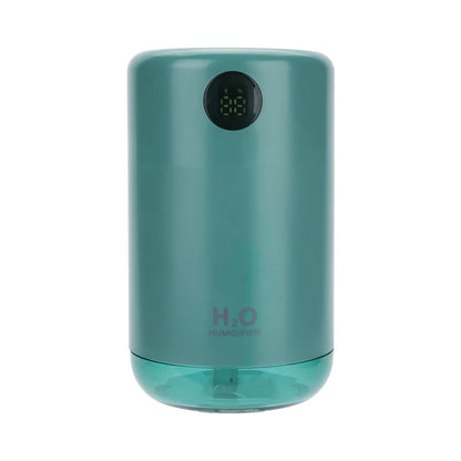 Humidificador de aire ultrasónico inalámbrico, 500 ml, 2000 mAh, portátil, difusor de niebla aromática, batería de larga duración, humidificador de aromaterapia