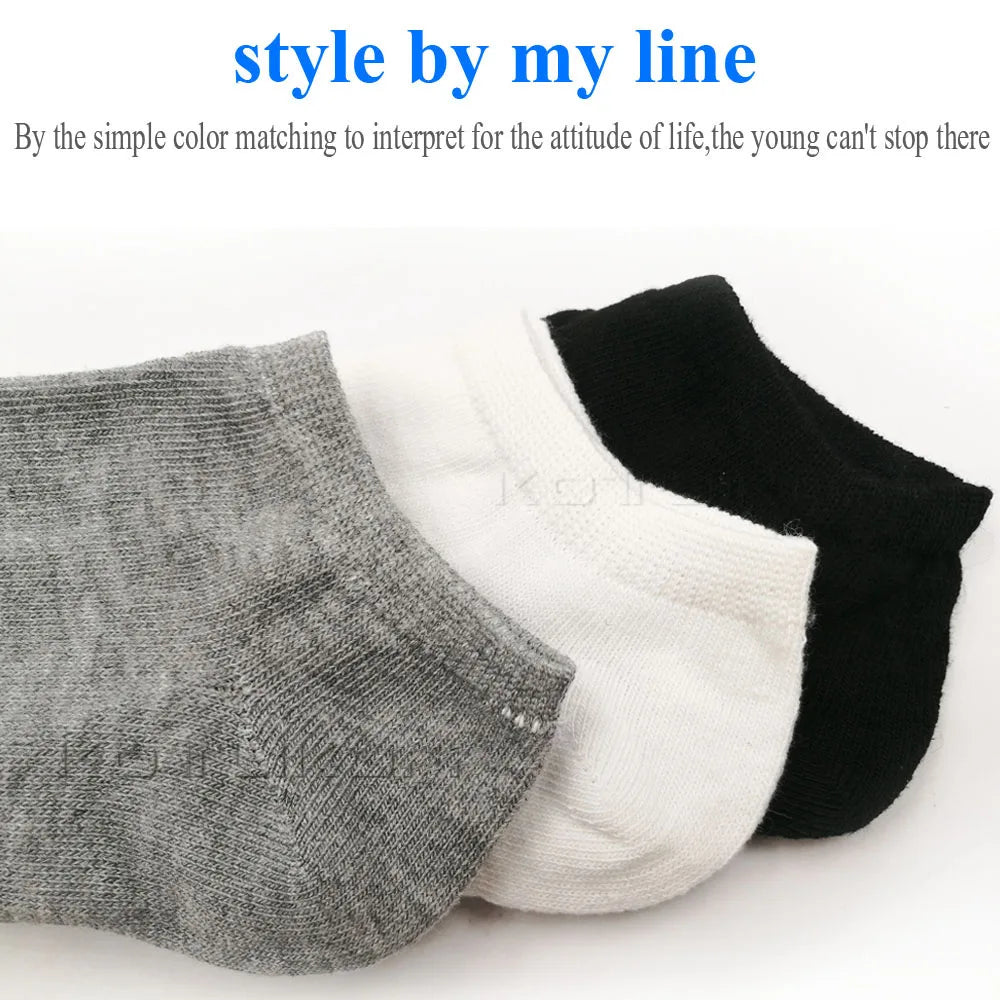 6 Pairs/Lot Cotton Socks Thin Breathable Socks High Quality No Show Boat Socks Short Men Women Insert Pads
