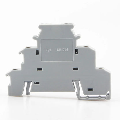 10 piezas Bloque de terminales de riel DIN UK-2.5B Cable Conductor eléctrico Conector universal Bloque de terminales de conexión por tornillo UK2.5B