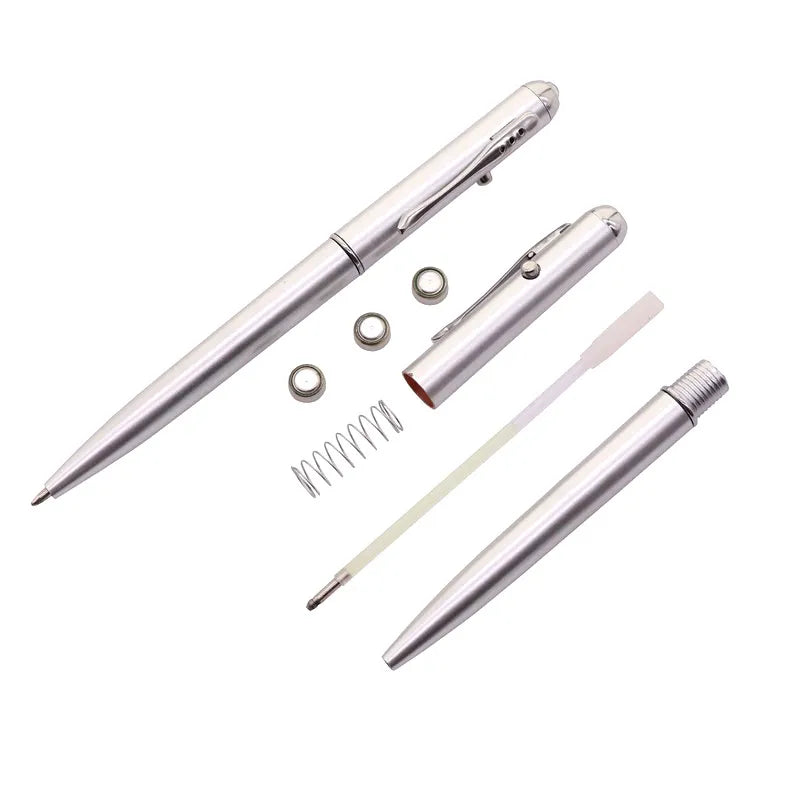 50pcs Office Supplies Material Escolar School Supplies Invisible Ink Pen With Uv Light Magic Secret Spy Ballpoint Wholesale