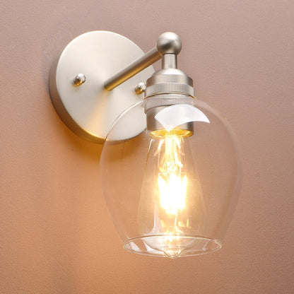 Permo Nordic Industrial Loft Rustic Glass Wall Light , Decorative Lighting for Kitchen Bedroom Corridor Cafe Bar Restaurant