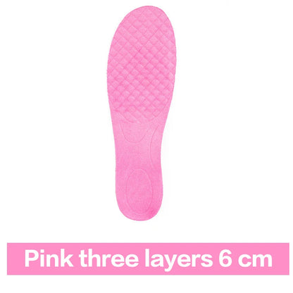 6cm Adjustable insole Unisex Quality Insoles Insert Higher Shoe Pad Memory Foam Lifts Inserts Free Size Cushion for Men Women