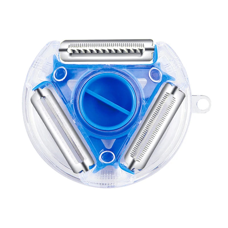 Stainless Steel Multifunctional  3 IN 1  Vegetable Fruits Peeler Shredder  Shredded  Peeling Artifact  Kitchen Tool Accessories
