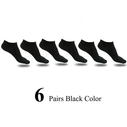 6 Pairs/Lot Cotton Socks Thin Breathable Socks High Quality No Show Boat Socks Short Men Women Insert Pads