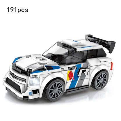 67 models City Racing Car Speed Champions Sports Building Blocks Bricks Classic Rally Super Racers F1 Great Vehicles kits toys