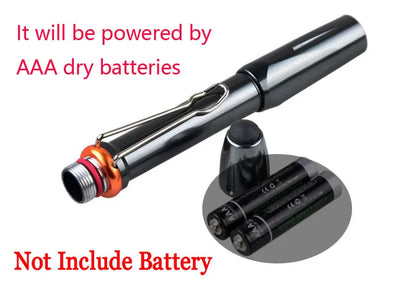 Vampfly 1PCS Fishing Fly Tying Tool UV Glue Cure Ultra violet Light Buzzer Bug Nymph UV Glue Curing Lamp Torch