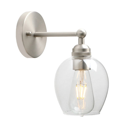 Permo Nordic Industrial Loft Rustic Glass Wall Light , Decorative Lighting for Kitchen Bedroom Corridor Cafe Bar Restaurant
