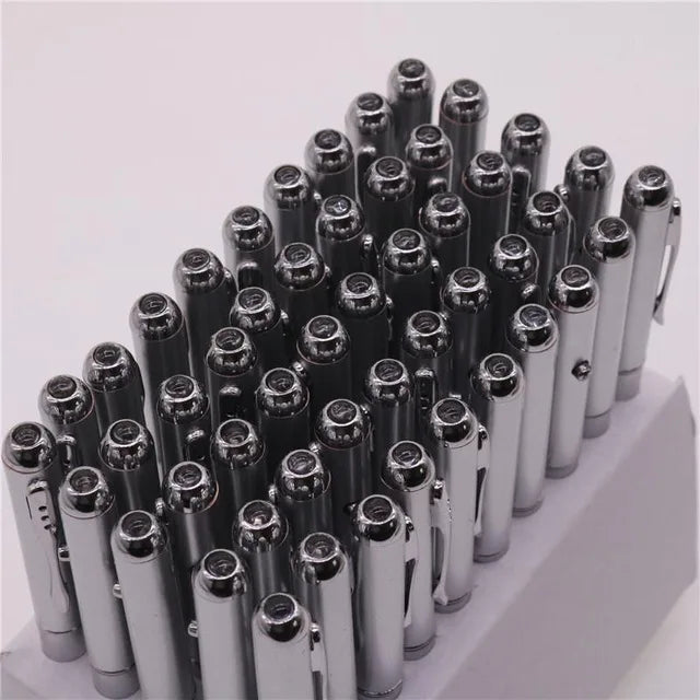50pcs Office Supplies Material Escolar School Supplies Invisible Ink Pen With Uv Light Magic Secret Spy Ballpoint Wholesale
