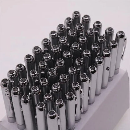 50pcs Office Supplies Material Escolar School Supplies Invisible Ink Pen With Uv Light Magic Secret Spy Ballpoint Wholesale