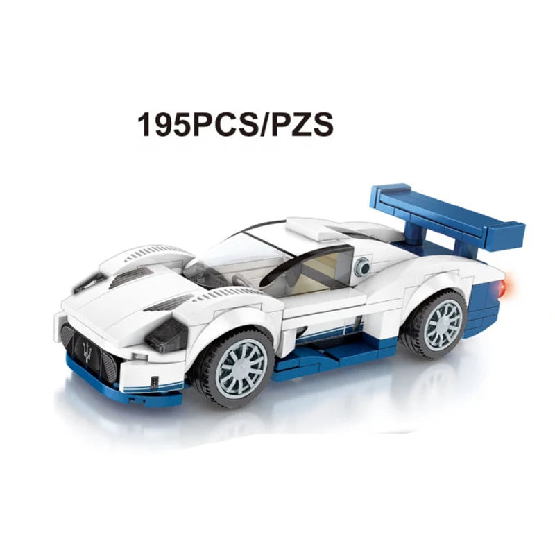 67 models City Racing Car Speed Champions Sports Building Blocks Bricks Classic Rally Super Racers F1 Great Vehicles kits toys