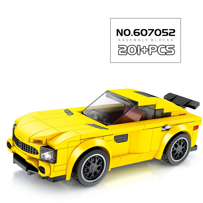 67 models City Racing Car Speed Champions Sports Building Blocks Bricks Classic Rally Super Racers F1 Great Vehicles kits toys