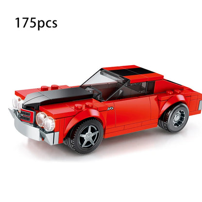 67 models City Racing Car Speed Champions Sports Building Blocks Bricks Classic Rally Super Racers F1 Great Vehicles kits toys