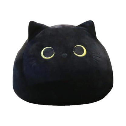 Black Cat Plush Toy Soft Kawaii Plushie Anime Pillows Lovely Cartoon Animal Stuffed Doll Girls Valentine Day Gifts Ornaments