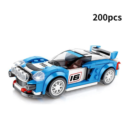 67 models City Racing Car Speed Champions Sports Building Blocks Bricks Classic Rally Super Racers F1 Great Vehicles kits toys