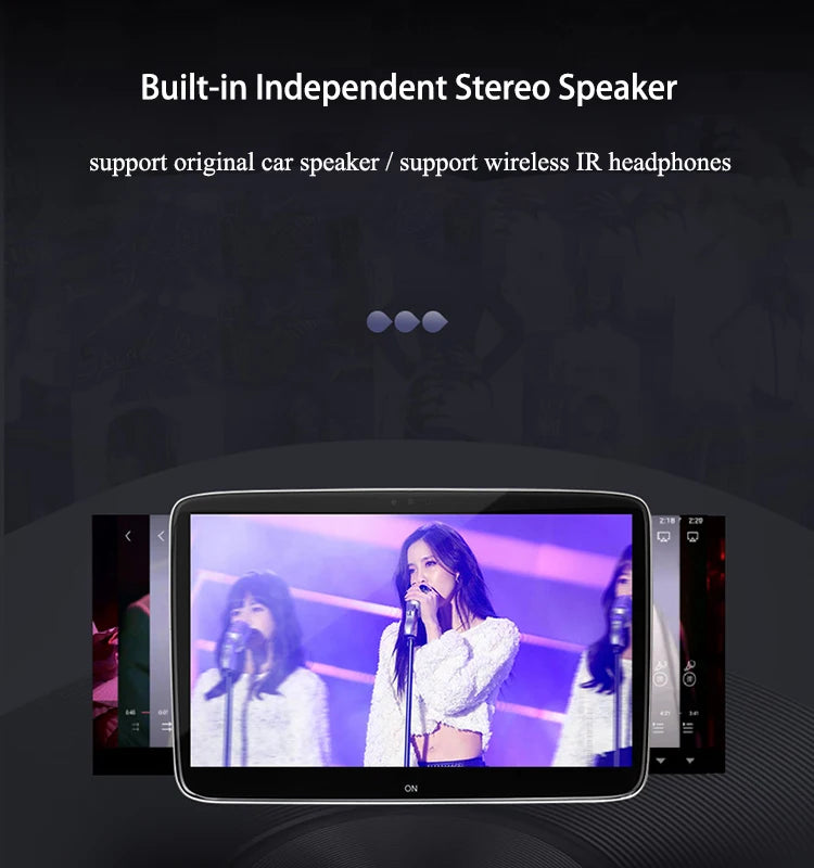 Pantalla de TV para asiento trasero para Mercedes Benz CEGSV Class Monitor de reposacabezas Android con reproductores multimedia de video y entretenimiento para automóvil